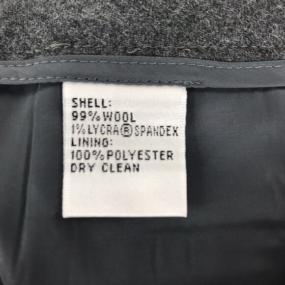 NWT Talbots Petite Mid Rise Dress Pants Straight Leg Wool Lined Gray Pockets 10P - Picture 9 of 9